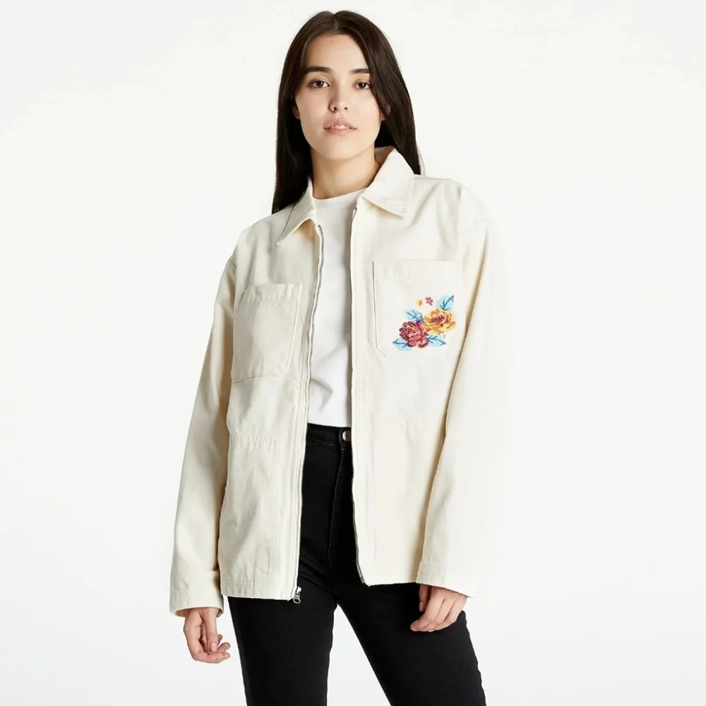 Vans Anaheim Factory Collection Women Medium Needlepoint Jacket Floral 102025 - Picture 1 of 13